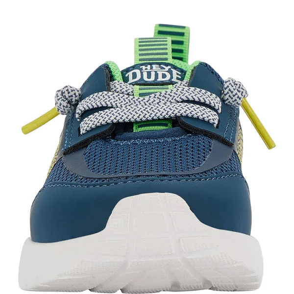 Sneakers heydude Apparel Sirocco Play Toddler Sport Block NavyLight Blue
