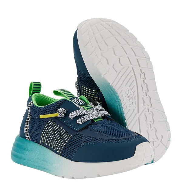 Sneakers heydude Apparel Sirocco Play Toddler Sport Block NavyLight Blue