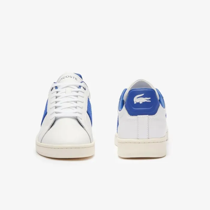 Sneakers Men Lacoste Men039s Carnaby Pro CGR Bar Leather Sneakers Whiteblue 080