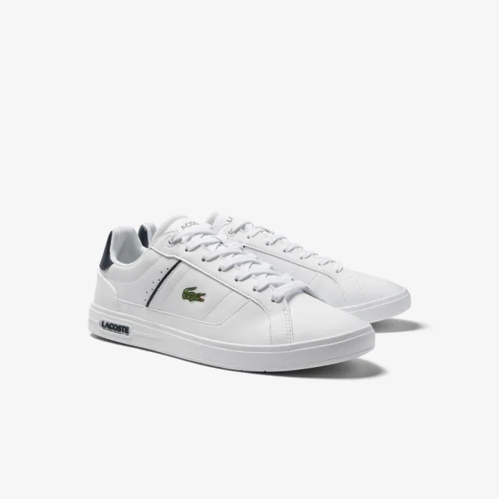 Sneakers Men Lacoste Men039s Europa Pro Leather Sneakers White Navy 042