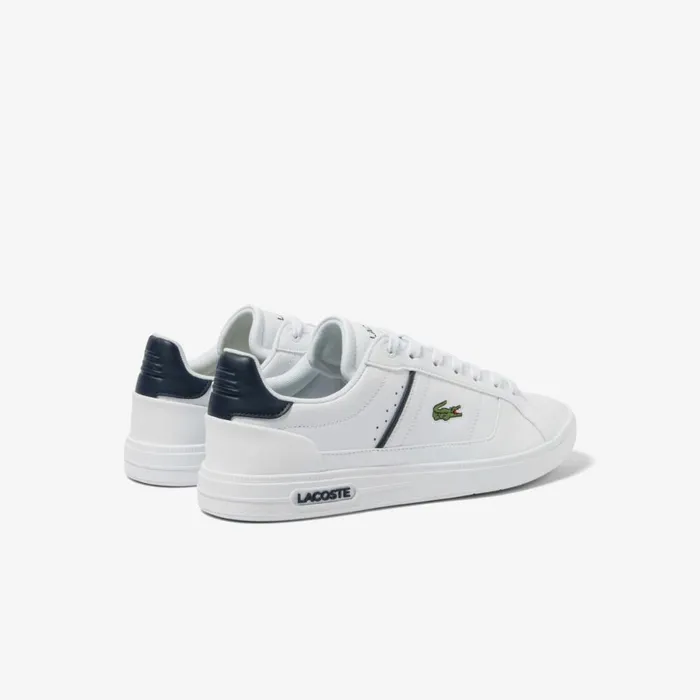 Sneakers Men Lacoste Men039s Europa Pro Leather Sneakers White Navy 042