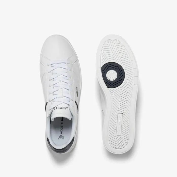 Sneakers Men Lacoste Men039s Europa Pro Leather Sneakers White Navy 042