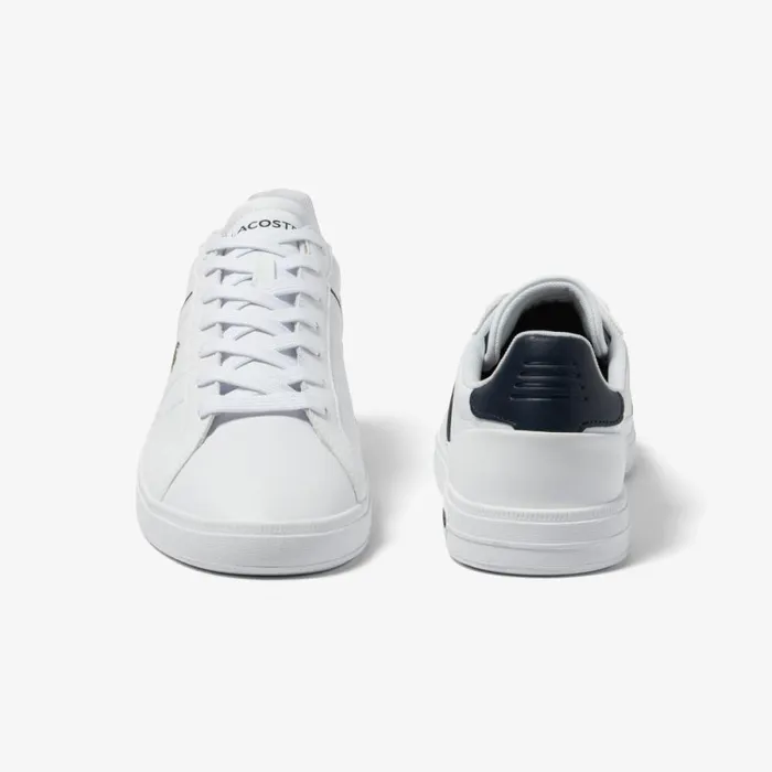 Sneakers Men Lacoste Men039s Europa Pro Leather Sneakers White Navy 042