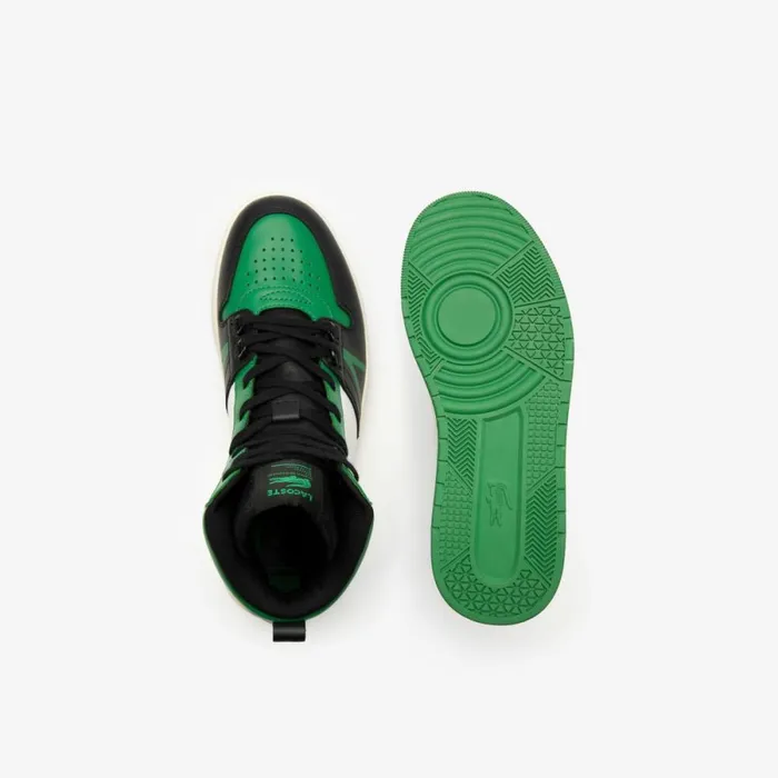 Sneakers Men Lacoste Men039s L001 Mid Smooth Leather Sneakers Dk Grnblk 12x