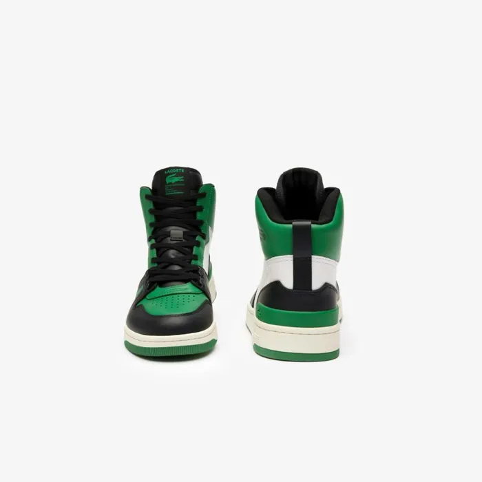 Sneakers Men Lacoste Men039s L001 Mid Smooth Leather Sneakers Dk Grnblk 12x