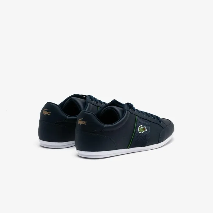 Sneakers Men Lacoste Men039s Leather Sneakers Navygreen 2s3