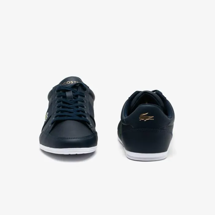 Sneakers Men Lacoste Men039s Leather Sneakers Navygreen 2s3