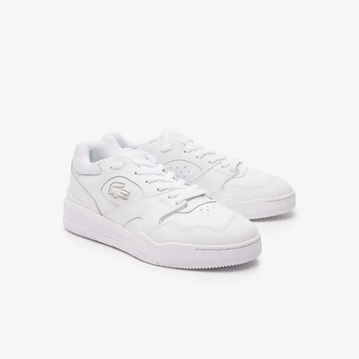 Sneakers Men Lacoste Men039s Lineshot Premium Leather Sneakers Whitewhite 21g