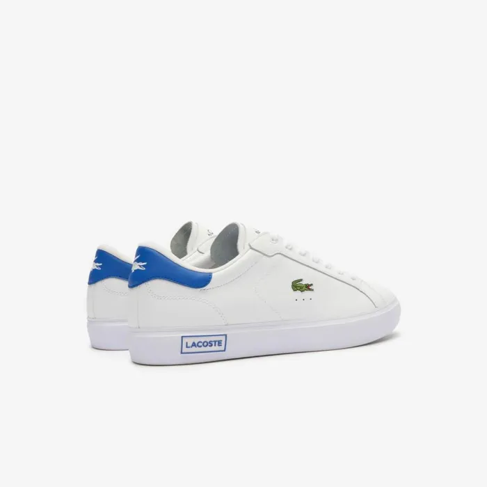 Sneakers Men Lacoste Men039s Powercourt Leather Sneakers Whiteblue 080