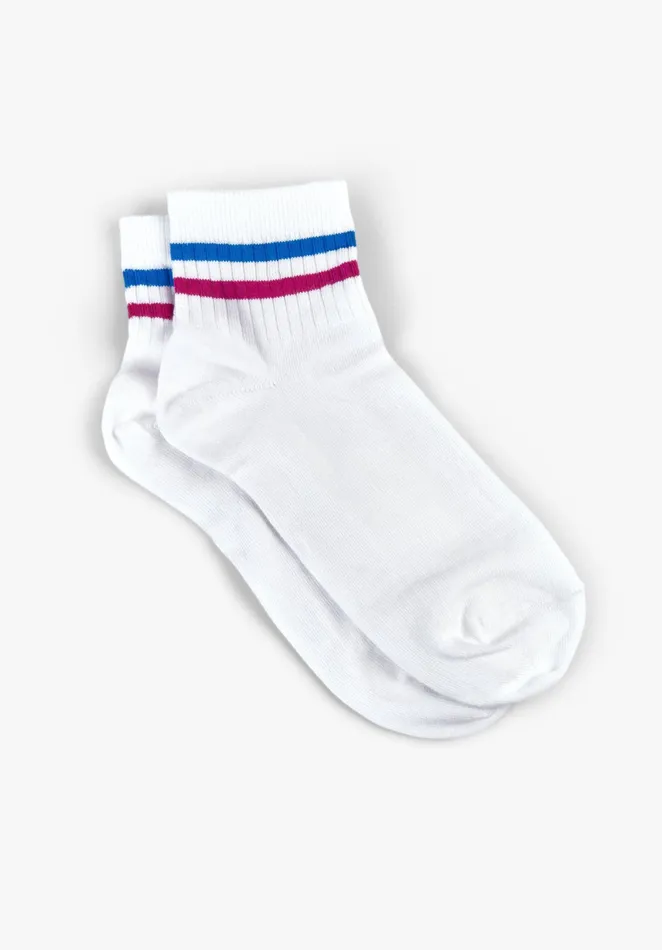 Socks and Tights Women Hush Alika Striped Socks Blue