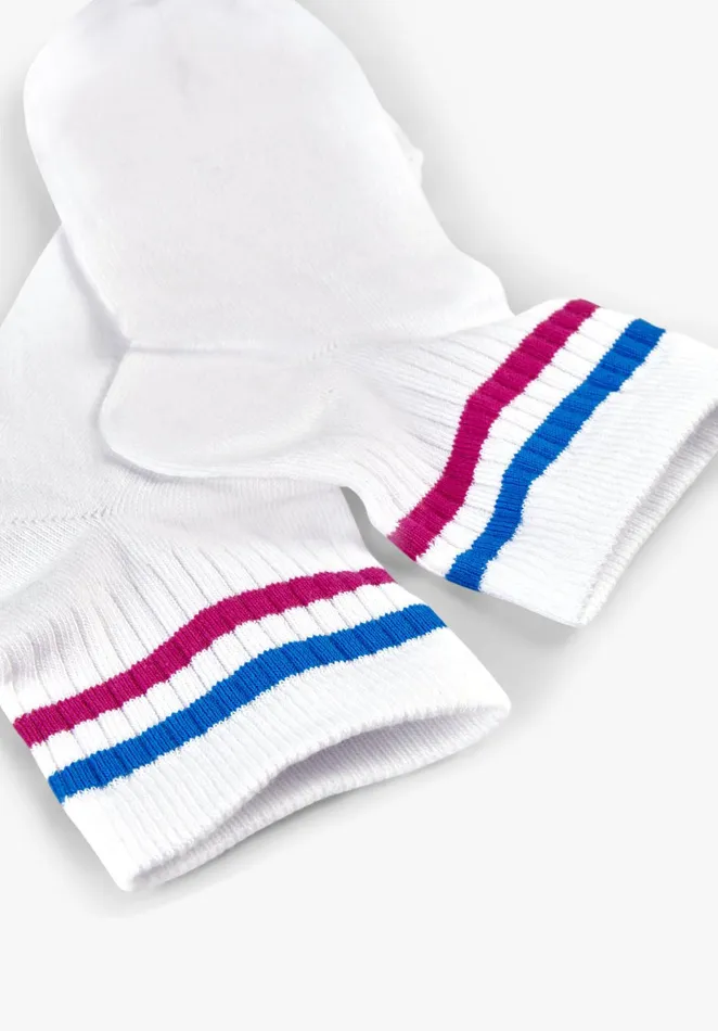 Socks and Tights Women Hush Alika Striped Socks Blue