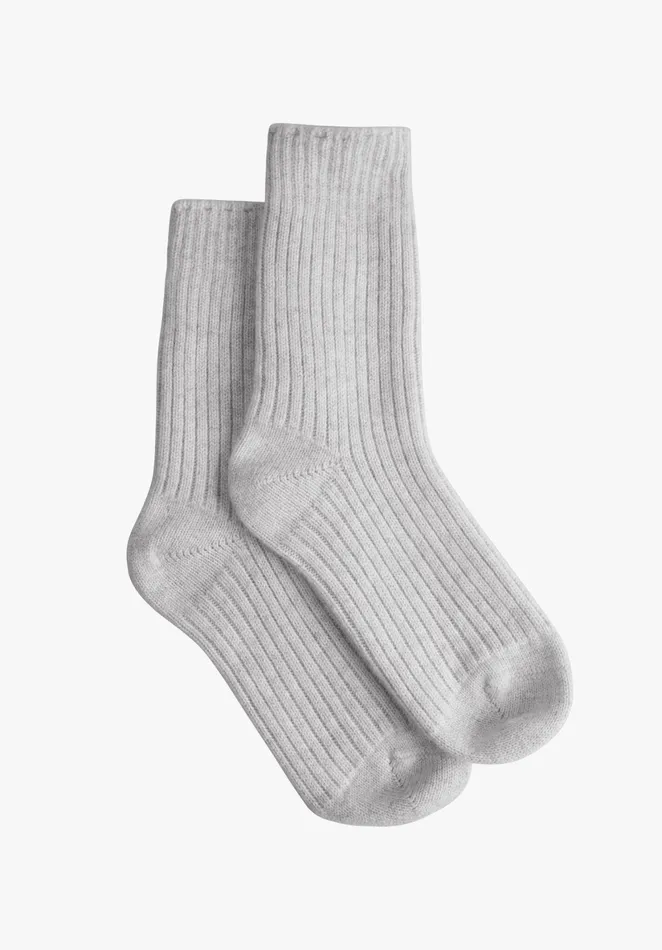 Socks and Tights Women Hush Cashmere Socks Grey Marl