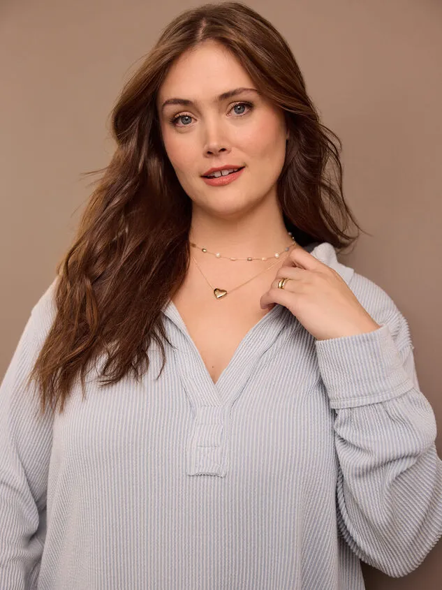 Sofia Ribbed Polo Top Bluefog Women Altar039d State Tops Sofia Ribbed Polo Top Bluefog Women Altar039d State Tops