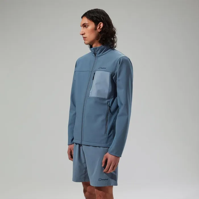 Softshells Men Berghaus Ghlas 20 Softshell Jacket BlueGrey
