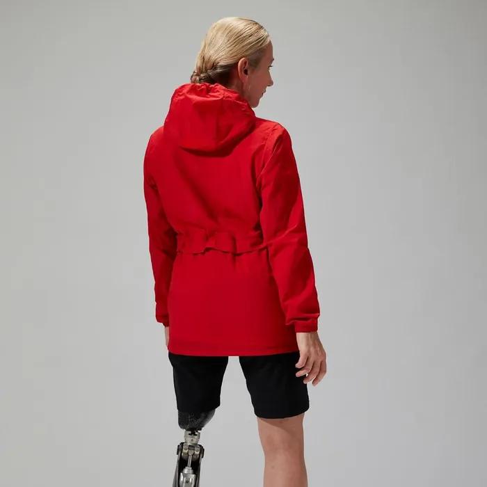 Softshells Women Berghaus Milham Windproof Jacket 8211 Red