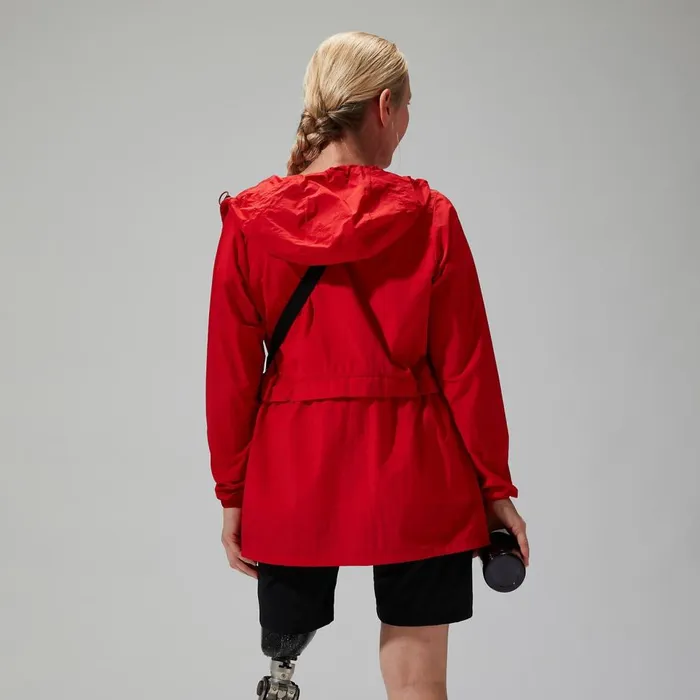 Softshells Women Berghaus Milham Windproof Jacket 8211 Red