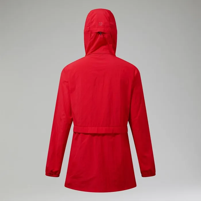 Softshells Women Berghaus Milham Windproof Jacket 8211 Red