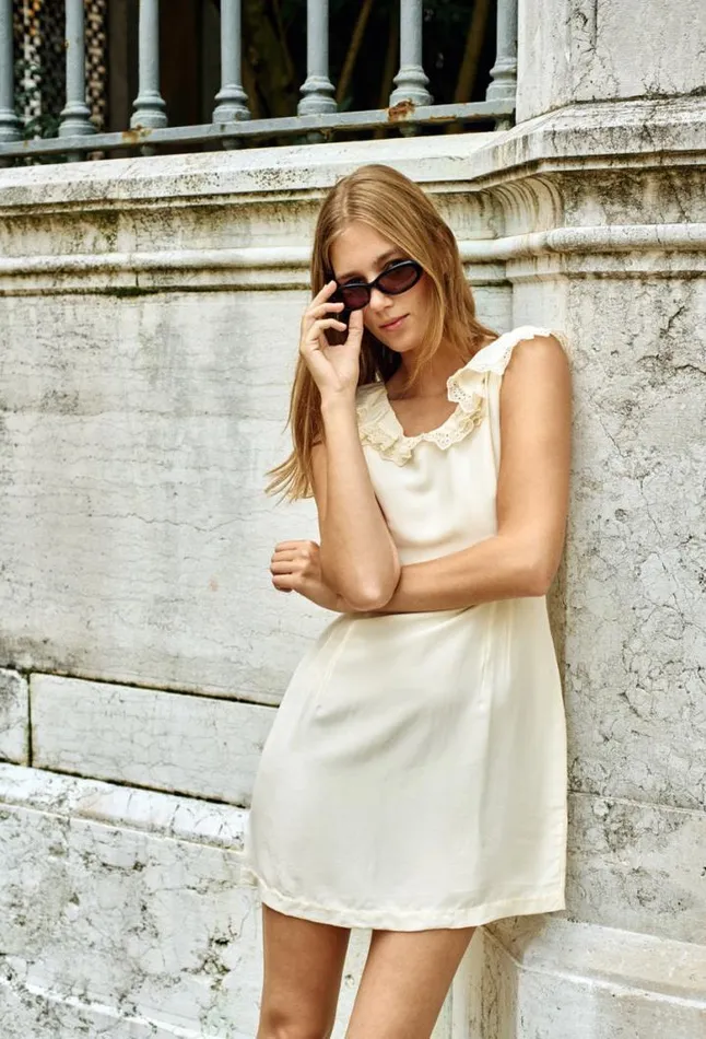 Sophie Dress Ivory PreOrder Women Ciao Lucia Mini Dresses