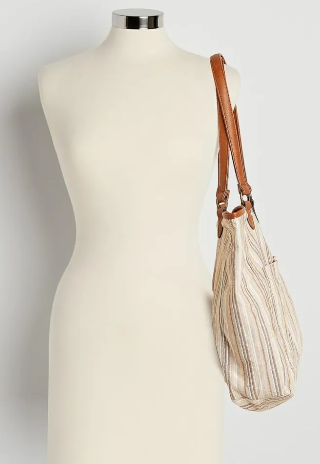 Stripe Tote Bag Women Maurices Bags