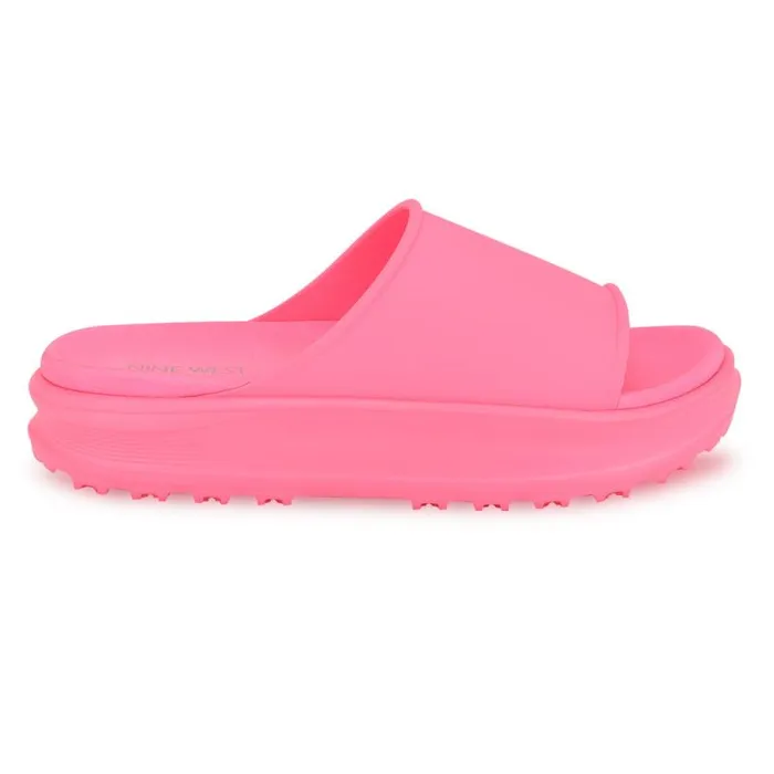 Sunshin Casual Slide Sandals Pink Women Nine West Sandals
