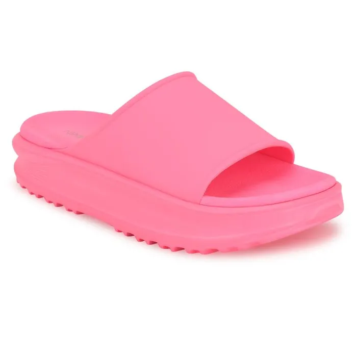 Sunshin Casual Slide Sandals Pink Women Nine West Sandals Sunshin Casual Slide Sandals Pink Women Nine West Sandals