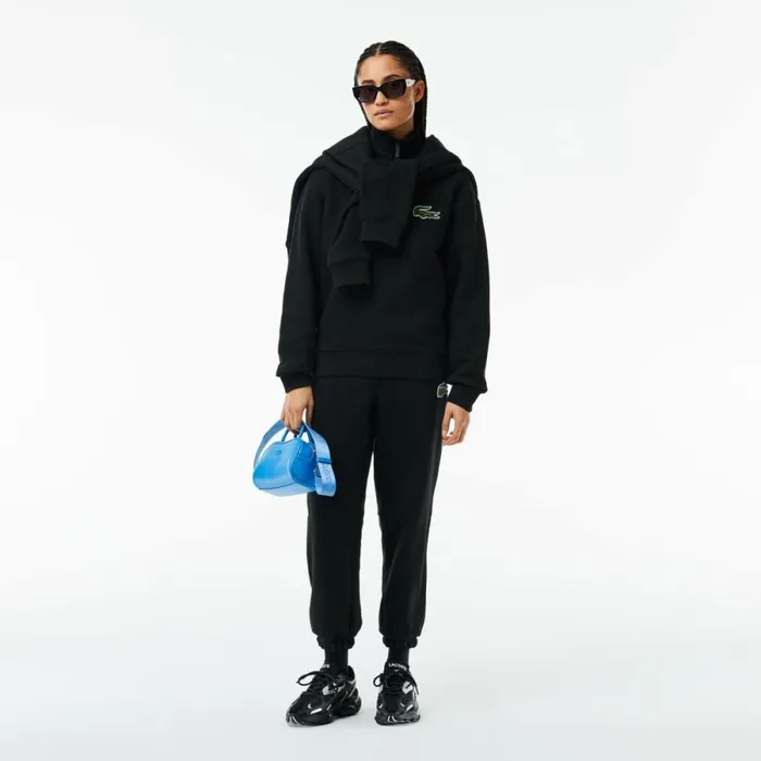 Sweaters and Sweatshirts Men Lacoste Unisex Organic Cotton QuarterZip Sweatshirt Black 031