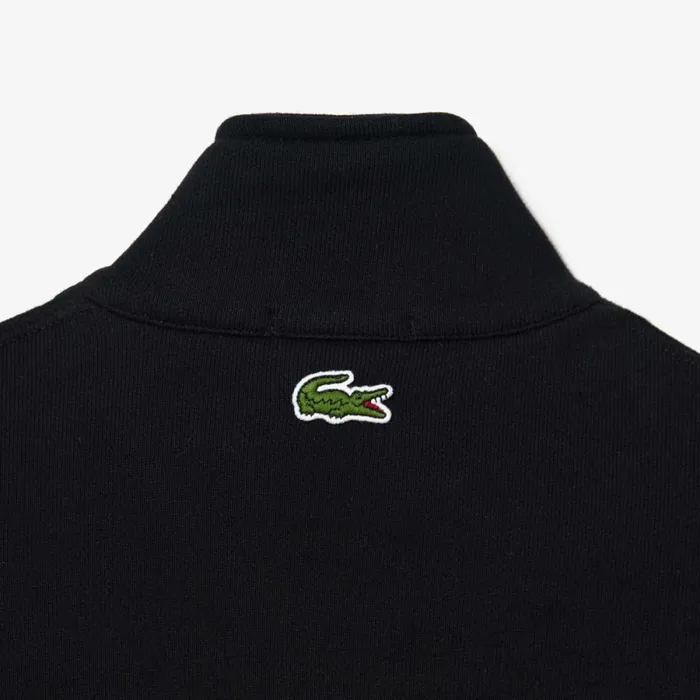 Sweaters and Sweatshirts Men Lacoste Unisex Organic Cotton QuarterZip Sweatshirt Black 031