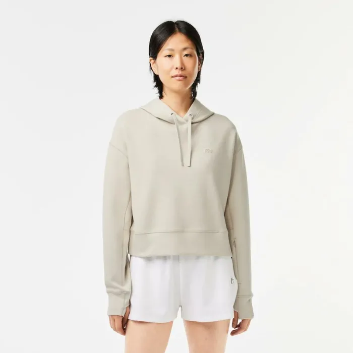 Sweaters and Sweatshirts Women Lacoste Women039s Hoodie Grey Buq