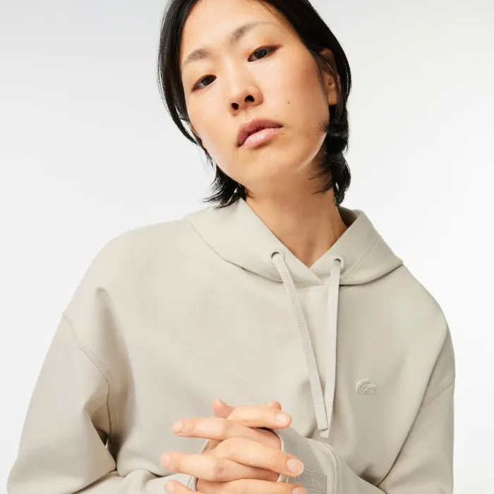 Sweaters and Sweatshirts Women Lacoste Women039s Hoodie Grey Buq
