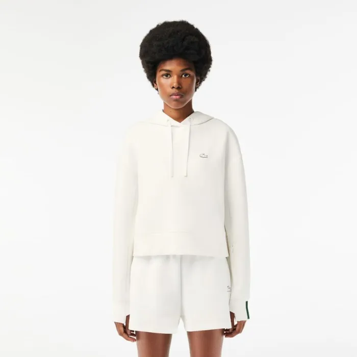 Sweaters and Sweatshirts Women Lacoste Women039s Hoodie White 001