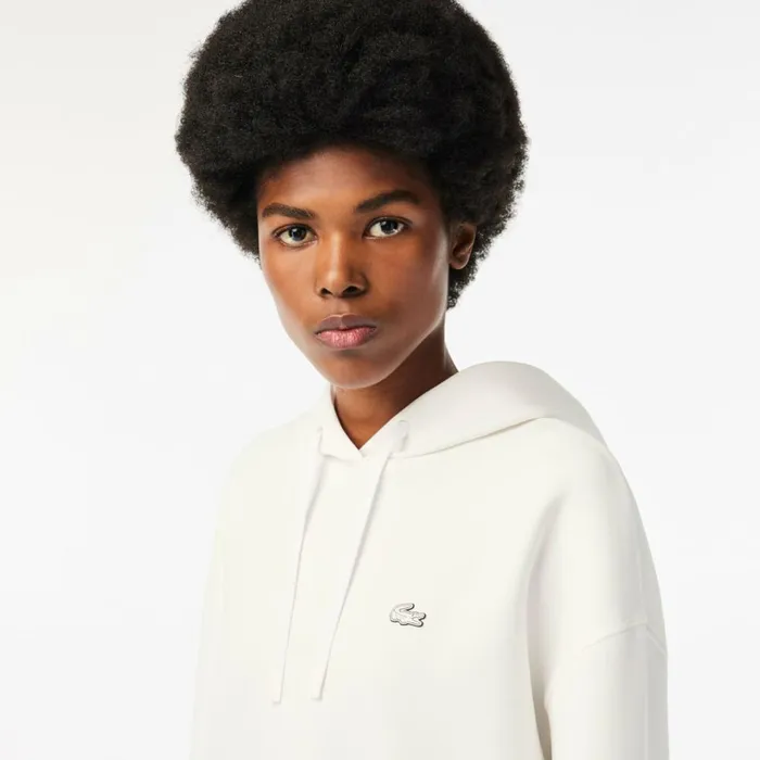Sweaters and Sweatshirts Women Lacoste Women039s Hoodie White 001