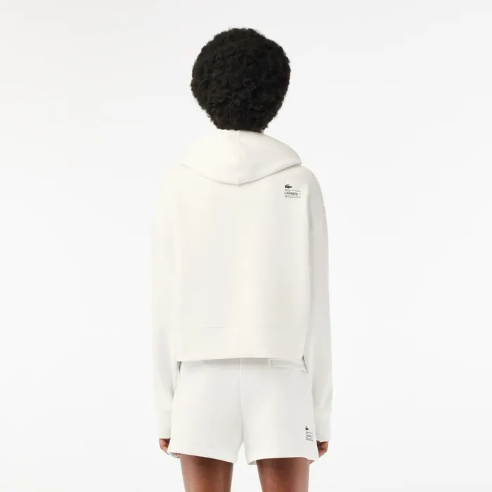 Sweaters and Sweatshirts Women Lacoste Women039s Hoodie White 001