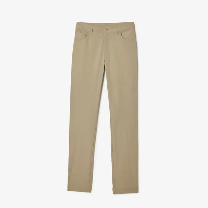 Sweatpants and Trousers Men Lacoste Men039s 5Pocket Golf Pant Beige Cb8