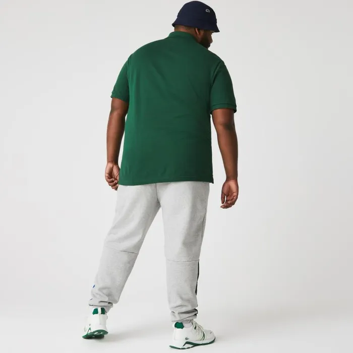 Sweatpants and Trousers Men Lacoste Men039s Colorblock Cotton Fleece Sweatpants Grey Chine Blue Green Hkb