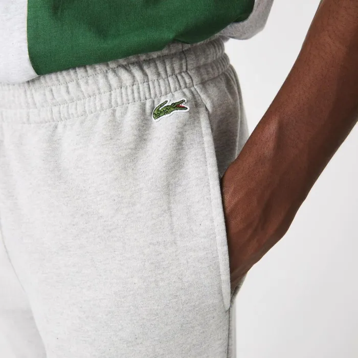 Sweatpants and Trousers Men Lacoste Men039s Colorblock Cotton Fleece Sweatpants Grey Chine Blue Green Hkb
