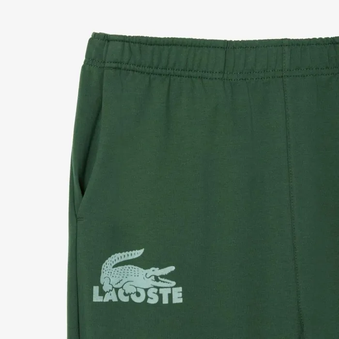 Sweatpants and Trousers Men Lacoste Men039s Cotton Fleece Lounge Joggers Dark Green Green Riv