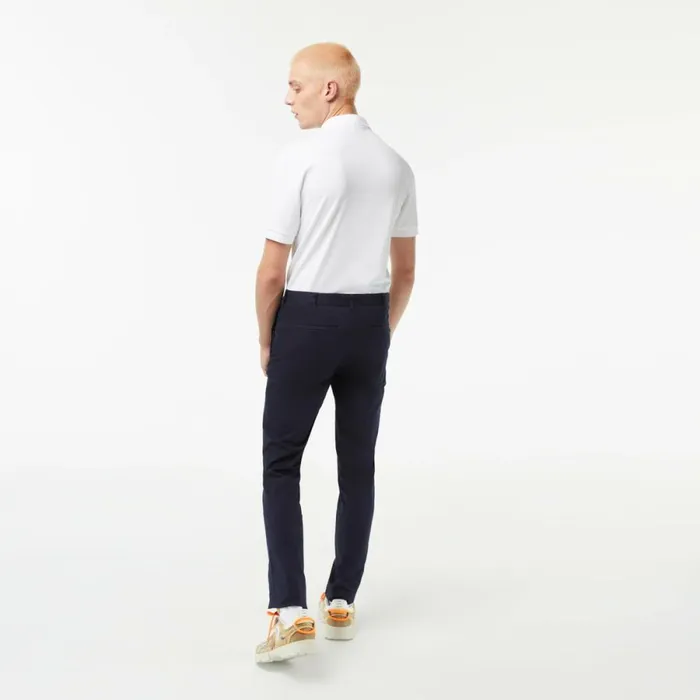 Sweatpants and Trousers Men Lacoste Men039s Slim Fit Stretch Cotton Chinos Navy Blue 166