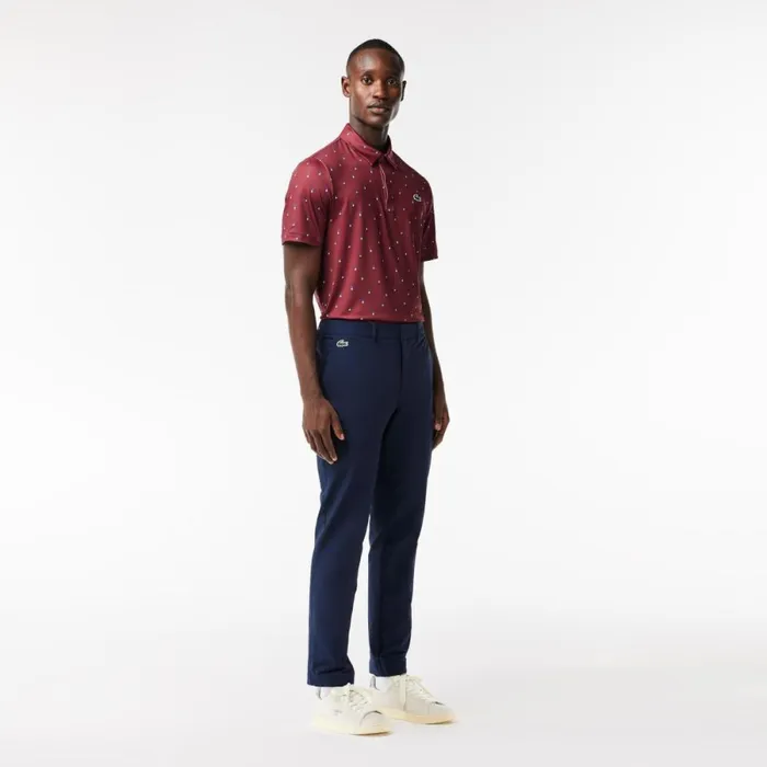 Sweatpants and Trousers Men Lacoste Men039s WaterRepellent Golf Pants Navy Blue 166