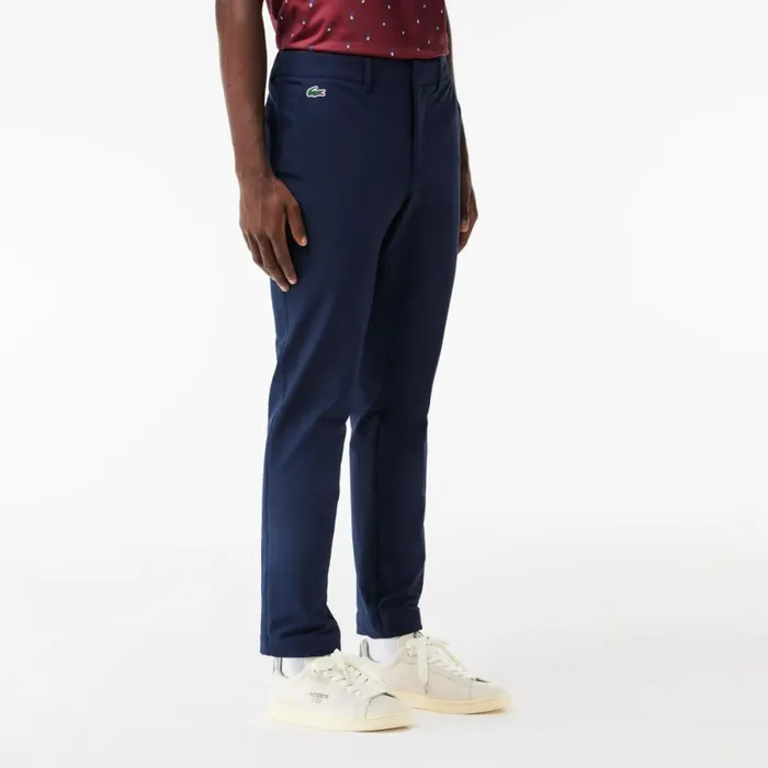 Sweatpants and Trousers Men Lacoste Men039s WaterRepellent Golf Pants Navy Blue 166