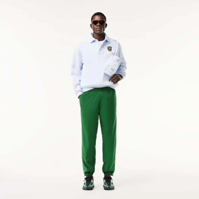 Sweatpants and Trousers Men Lacoste Men039s Waterproof Joggers Pine Green 132