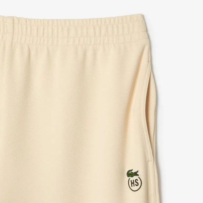 Sweatpants and Trousers Men Lacoste Unisex Lacoste X Highsnobiety Oversized Sweatpants Beige Iit