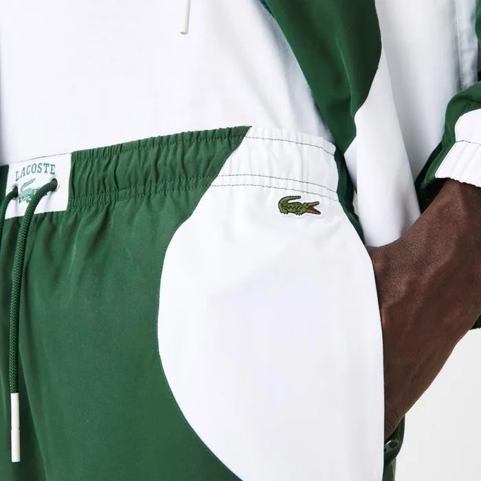 Sweatpants and Trousers MenWomen Lacoste Men039s Heritage Graphic Joggers Green White 291