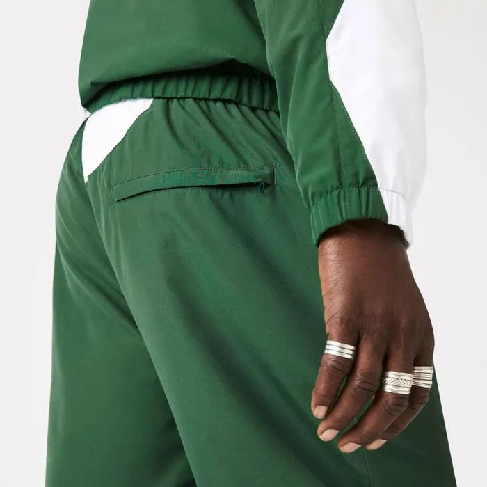 Sweatpants and Trousers MenWomen Lacoste Men039s Heritage Graphic Joggers Green White 291