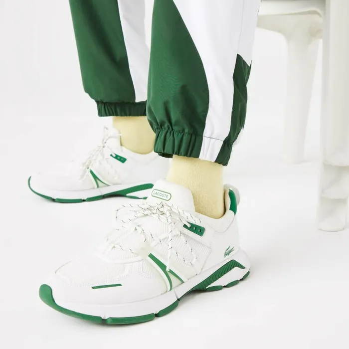 Sweatpants and Trousers MenWomen Lacoste Men039s Heritage Graphic Joggers Green White 291