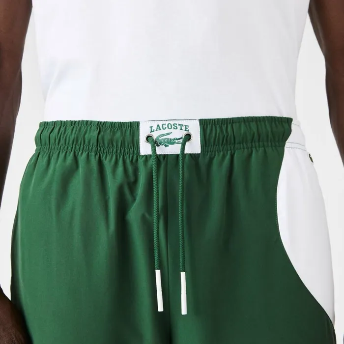 Sweatpants and Trousers MenWomen Lacoste Men039s Heritage Graphic Joggers Green White 291