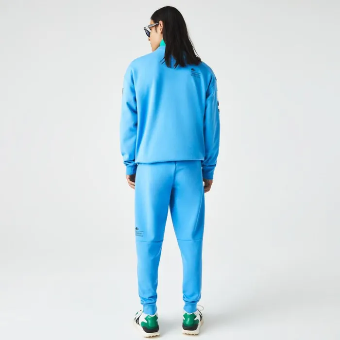 Sweatpants and Trousers MenWomen Lacoste Men039s Reflective Print Joggers Blue 4xa