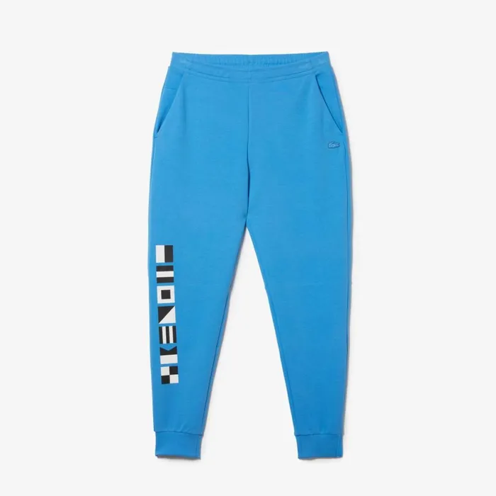 Sweatpants and Trousers MenWomen Lacoste Men039s Reflective Print Joggers Blue 4xa