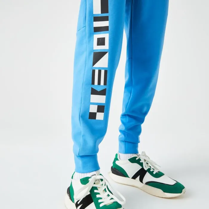 Sweatpants and Trousers MenWomen Lacoste Men039s Reflective Print Joggers Blue 4xa