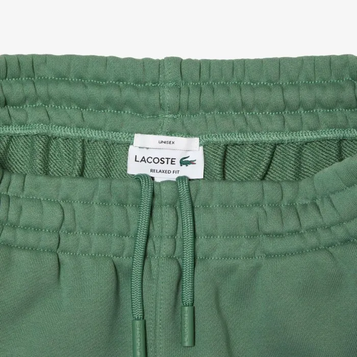 Sweatpants and Trousers MenWomen Lacoste Unisex Organic Cotton Fleece Sweatpants Khaki Green Kx5
