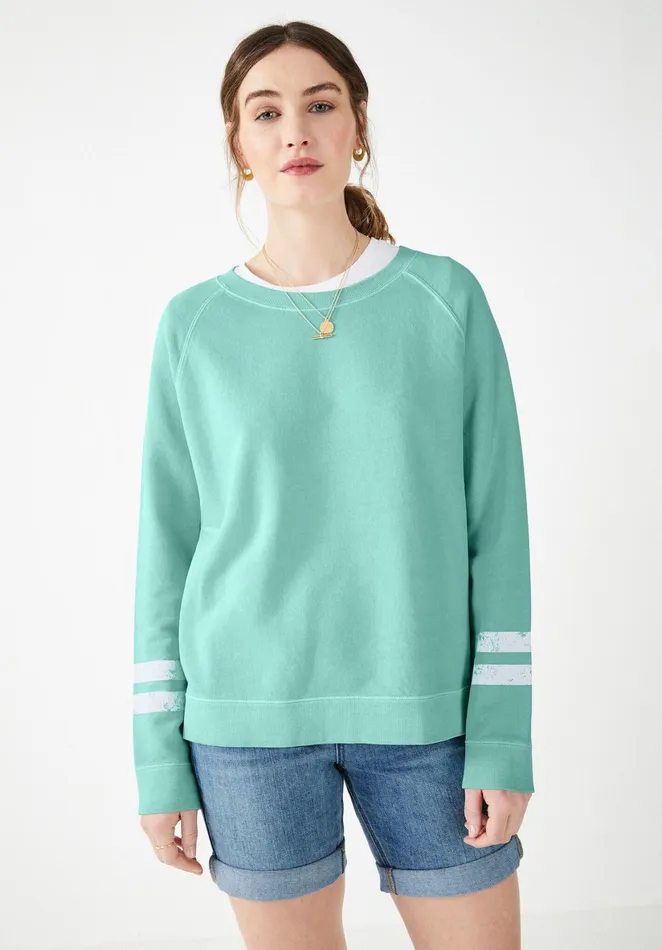 Sweatshirts and Hoodies Women Hush Cosima Relaxed Sweatshirt Aqua Blue